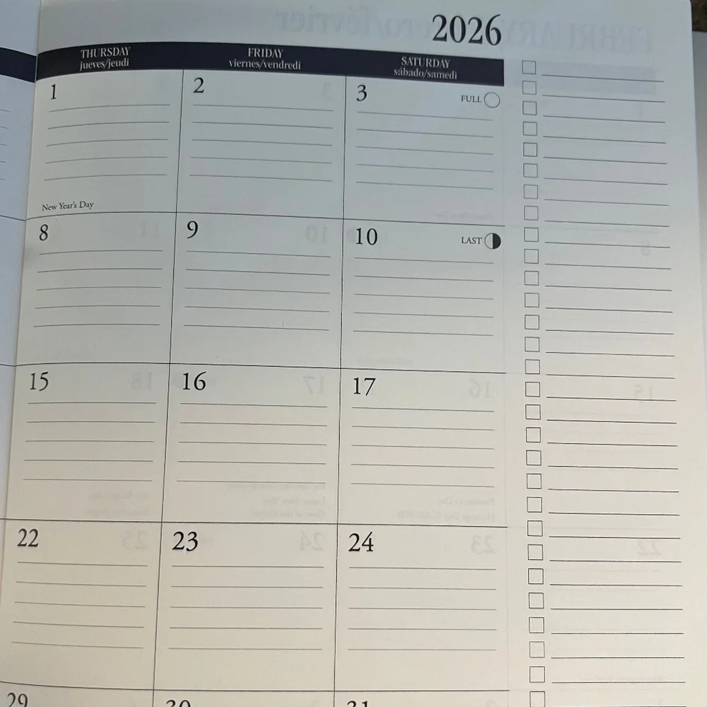 Brand New 2026 Italy Calendar Book